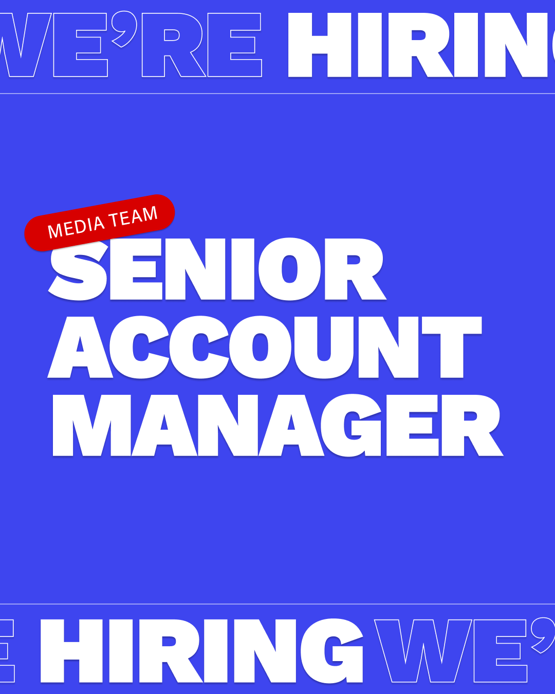 We’re Growing Our Media Team – Join Us