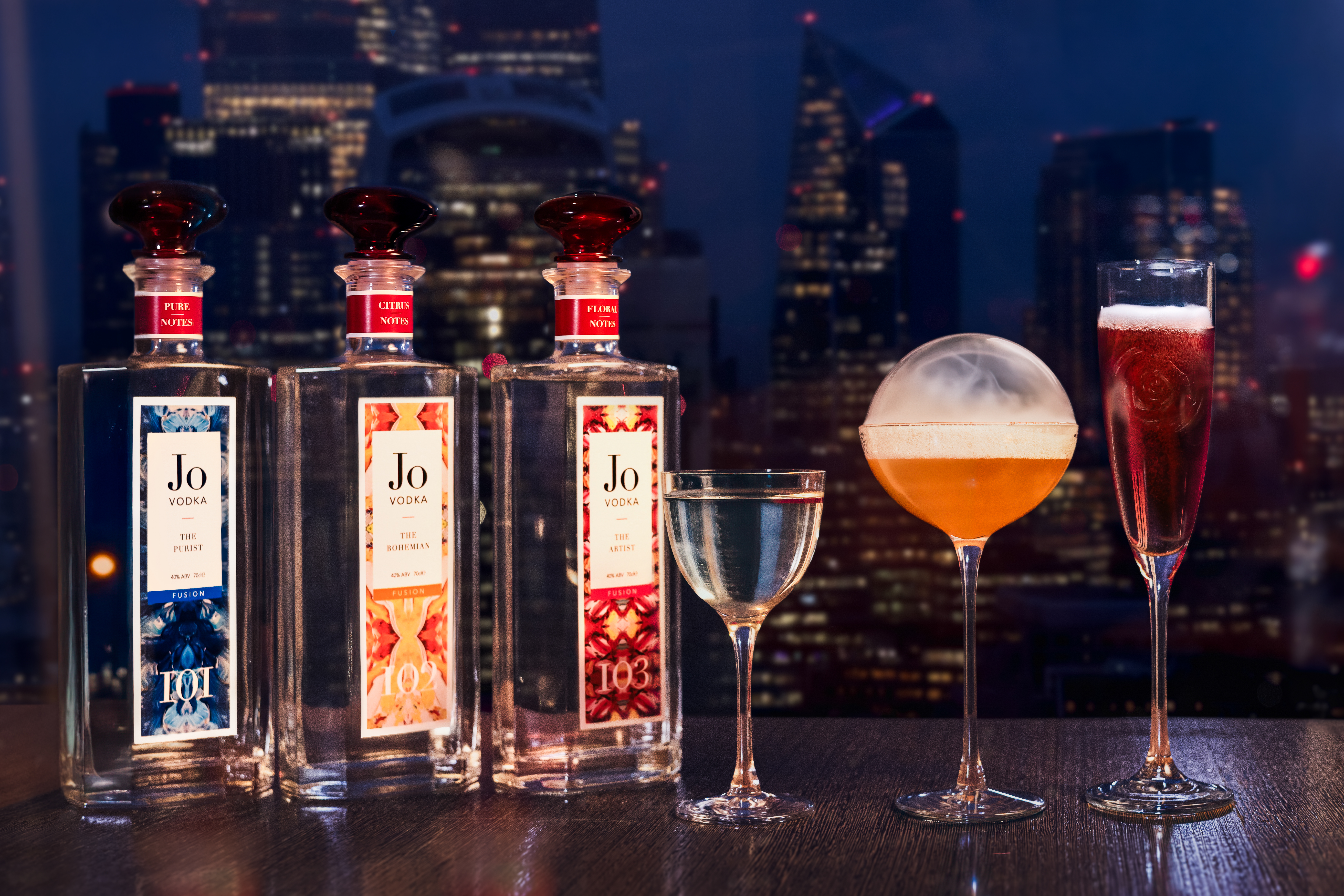 Oblix Partners with Jo Vodka for Exclusive Cocktail Menu