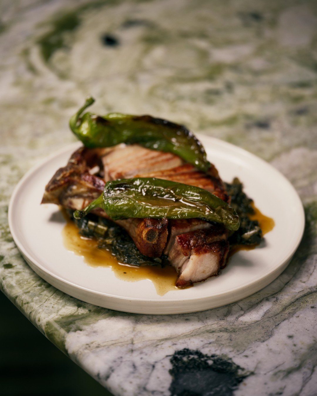 Smoked pork chop at Appalachia