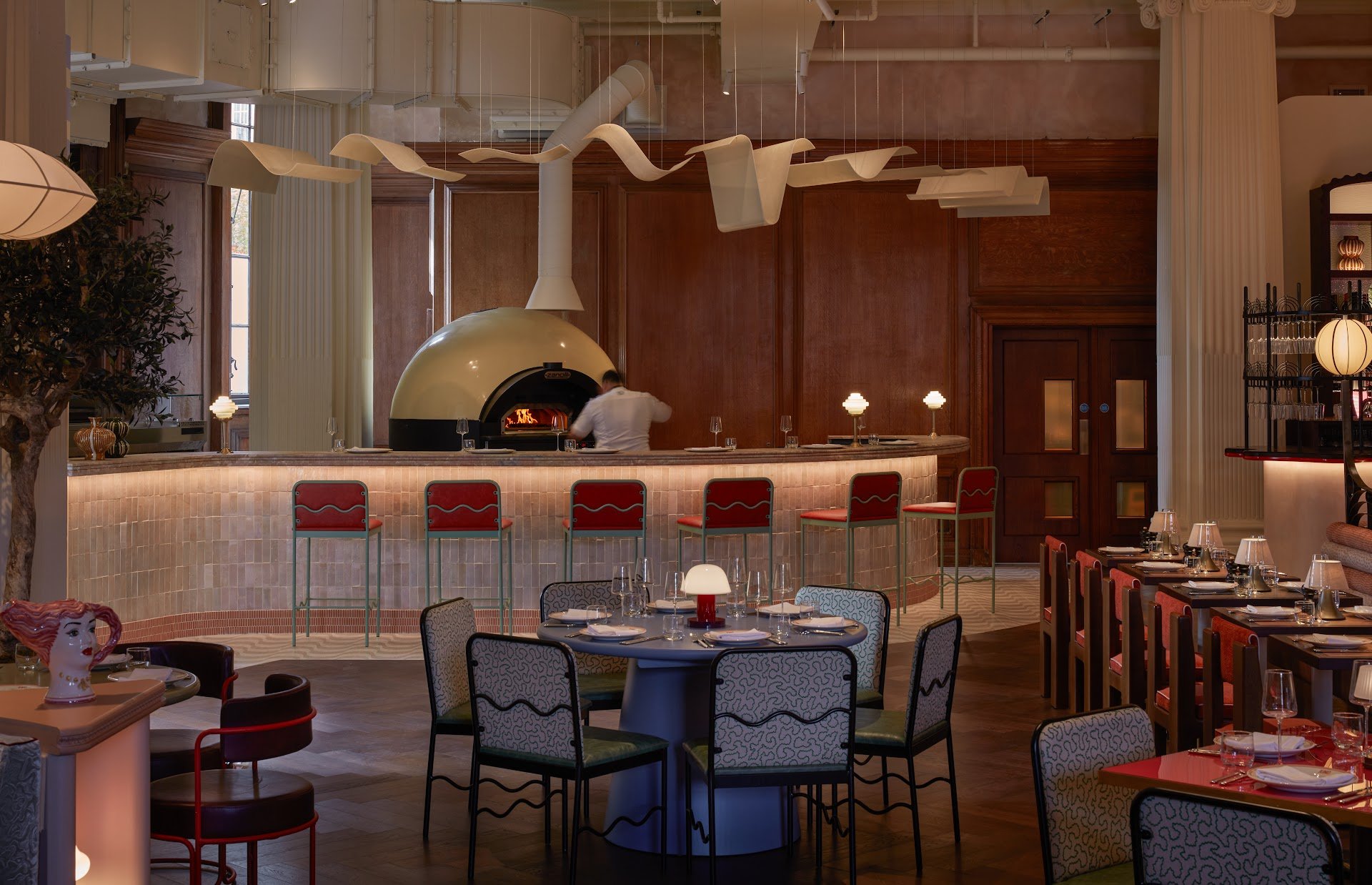 The Pizza Napoletana counter at Juno